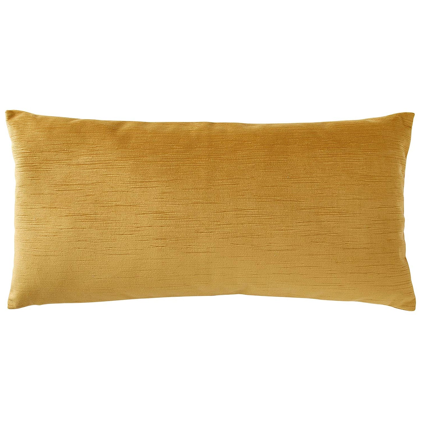 Rivet Velvet Texture Striated Pillow, 12" x 24", Honeycomb