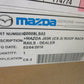 Mazda CX-3 2016-2017 New OEM Roof rack roof rails 0000-8L-S02