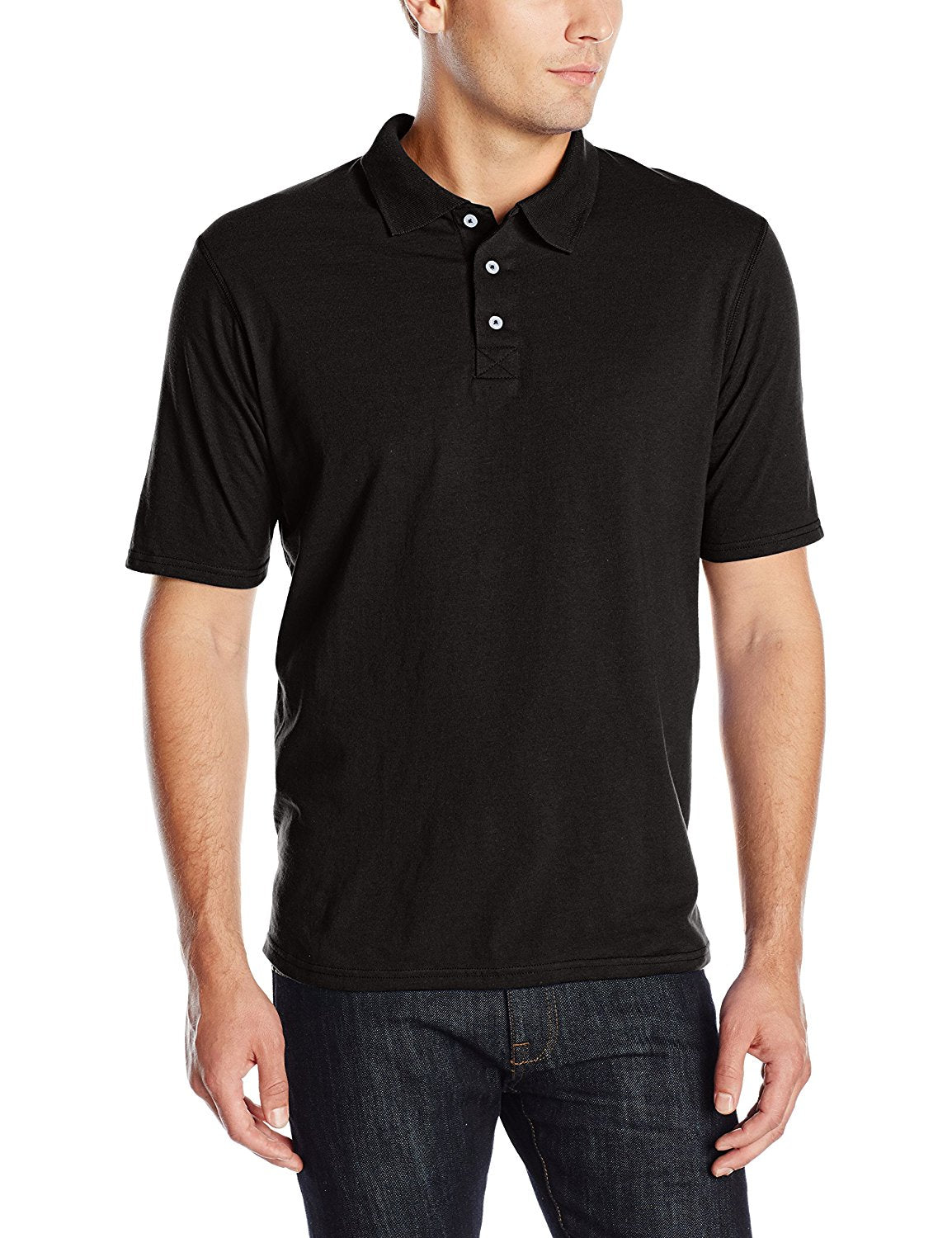 Hanes Men's X-Temp Performance Polo Shirt (1 Pack 2 Pack)