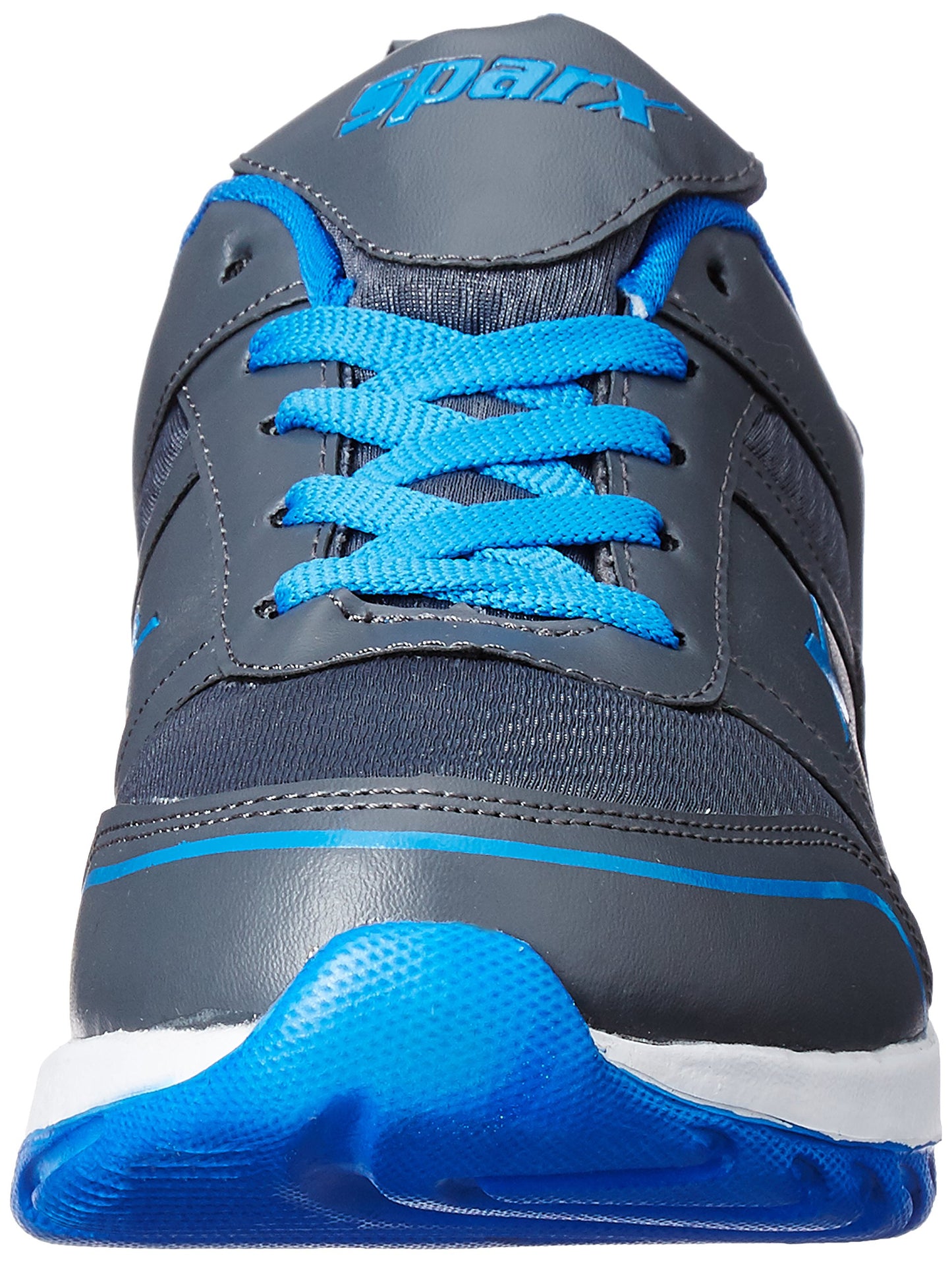 Sparx Men's Dark Grey and Blue Running Shoes - 7 UK/India (40.67 EU) (SM-502)