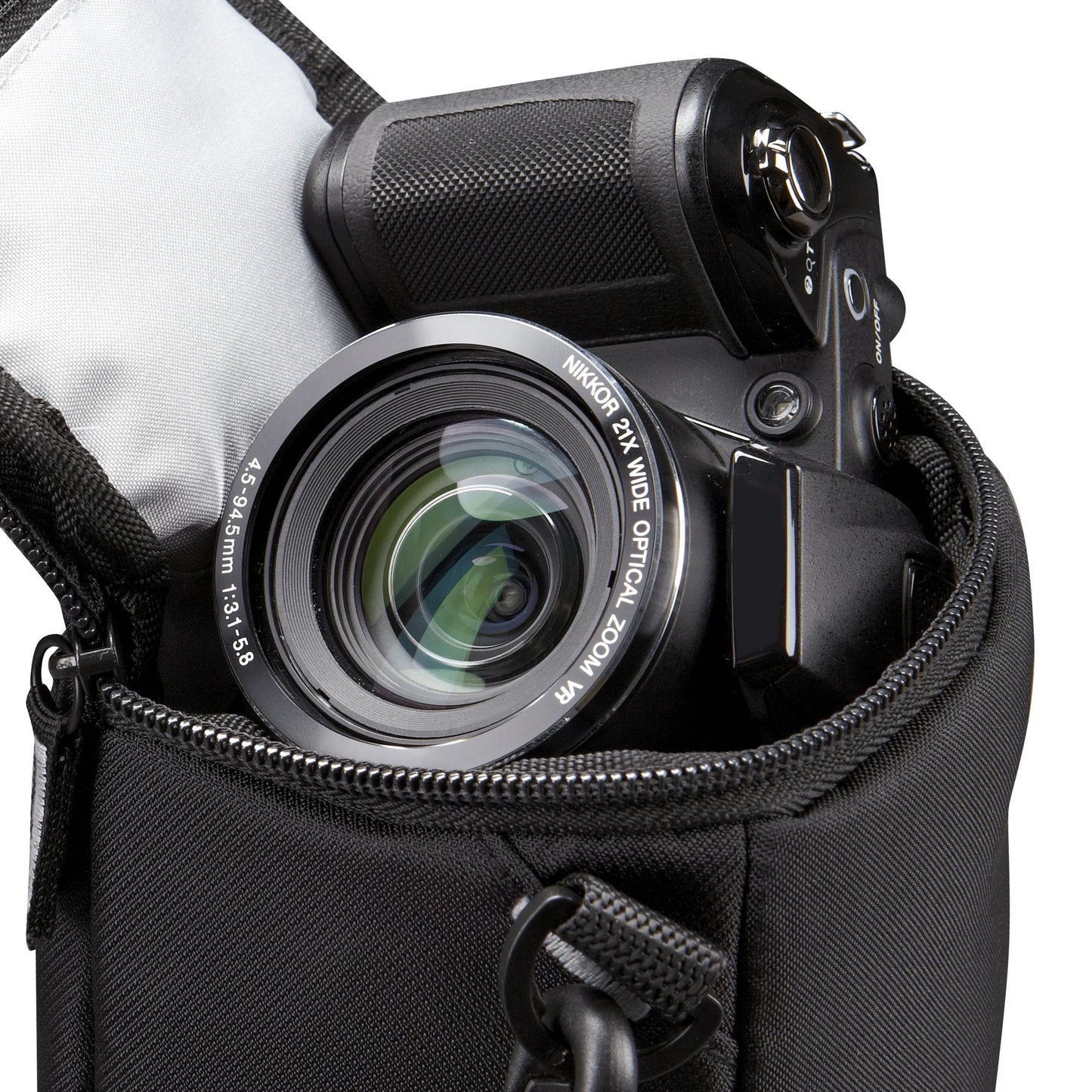 Case-Logic TBC-404 Custodia in Nylon per Fotocamere Compatte, Fotocamere Bridge e Fotocamere CSC, Nero