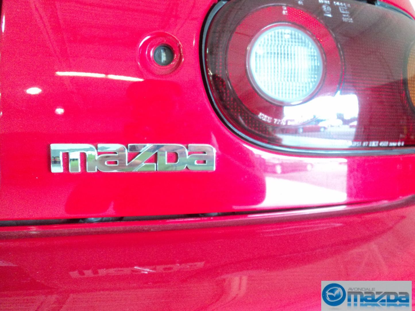 MAZDA MX-5 MIATA 1990-1997 NEW OEM REAR CHROME MAZDA EMBLEM LOGO