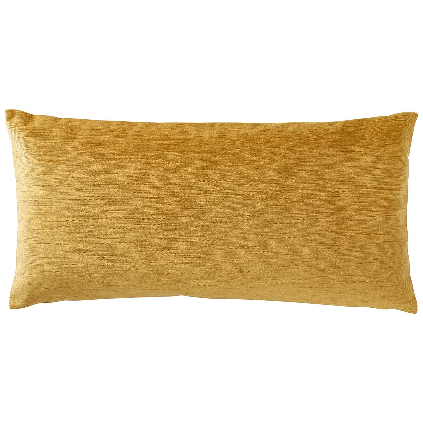 Rivet Velvet Texture Striated Pillow, 12" x 24", Honeycomb