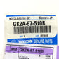 2003-2008 Mazda6 Front Right Hand Windshield Washer Spray Nozzle Genuine OEM NEW GK2A-67-510B