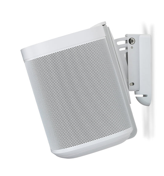 (Single, White) - Flexson Wall Mount for Sonos One - White
