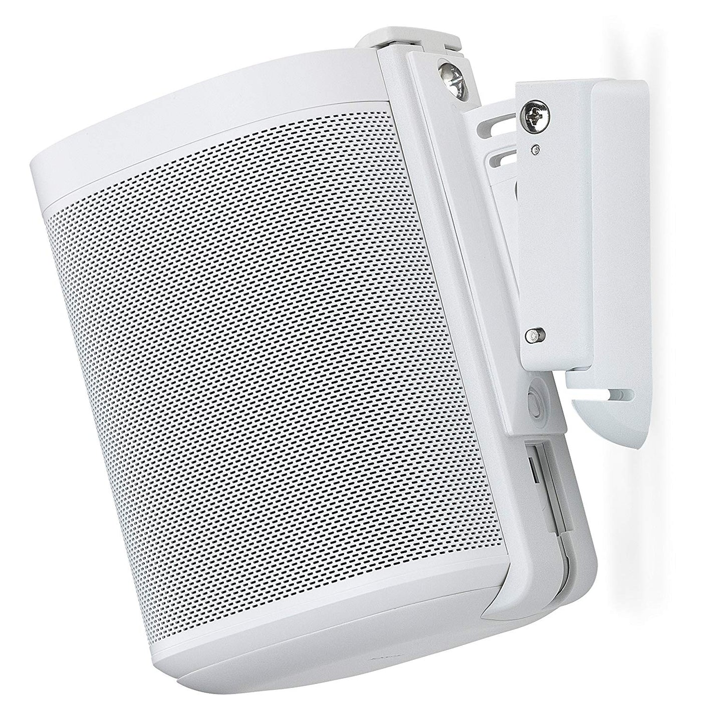 (Single, White) - Flexson Wall Mount for Sonos One - White