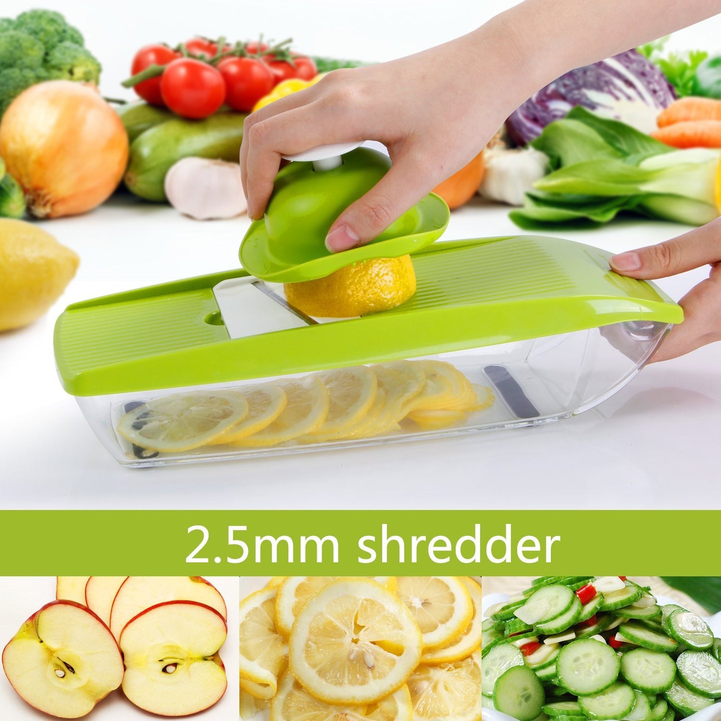 Lifewit Super mandolin Slicer Plus Vegetable Fruit Dicer Cutter Chopper Nicer Grater ABS - Walmart.com