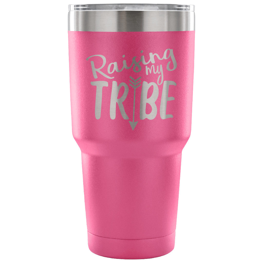 Raising my Tribe 30 oz Tumbler - Travel Cup, Coffee Mug