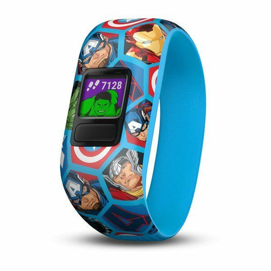 Garmin vivofit jr 2 Kids Activity Tracker Stretchy Avengers Band 010-01909-22 753759187064 | eBay
